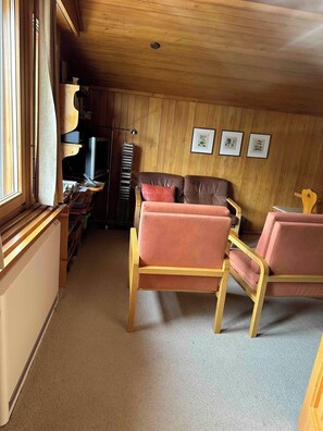 Télévision, cheminée