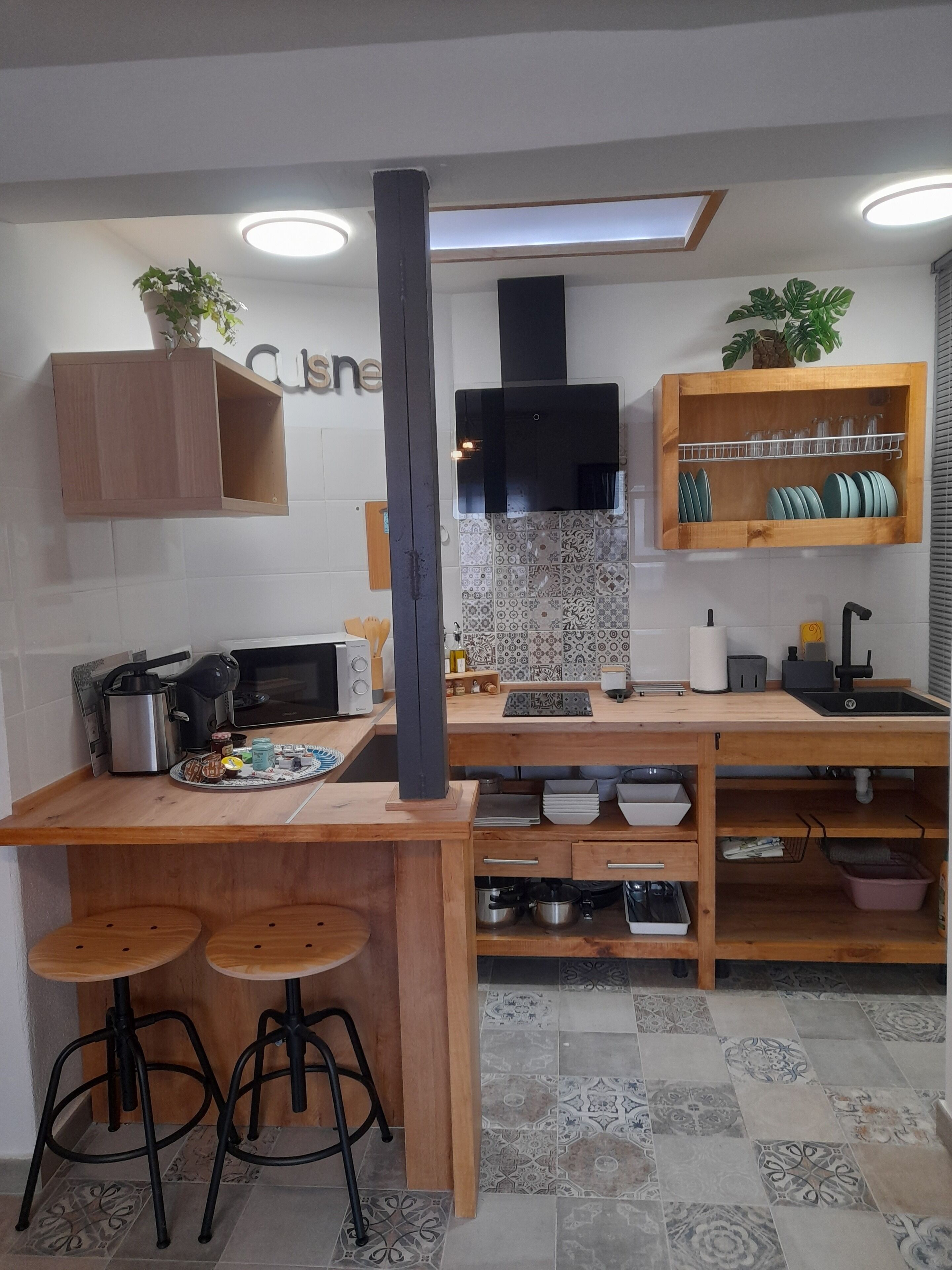 Microones i placa de cuina 