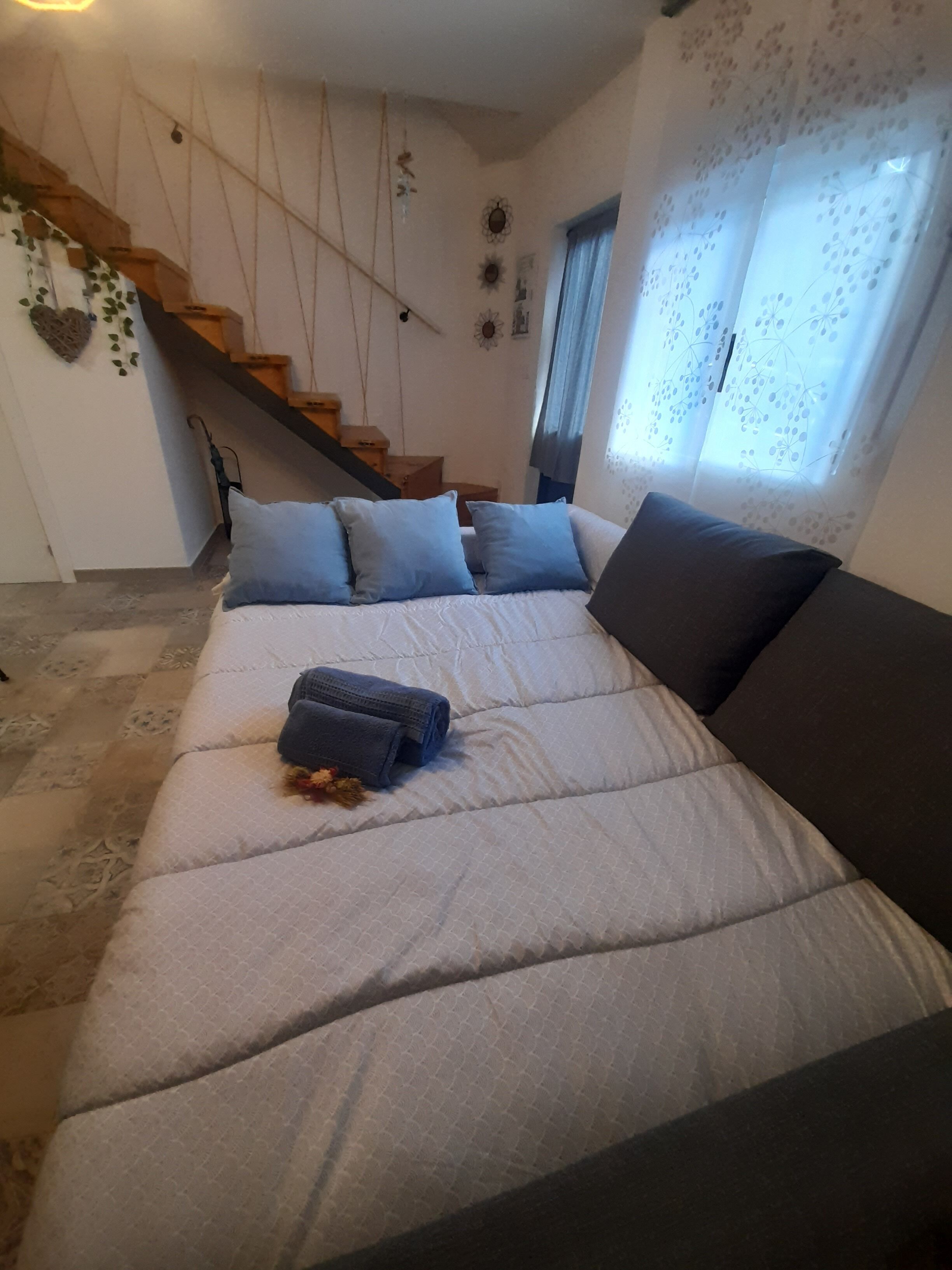 2 dormitorios, tabla de planchar con plancha, wifi