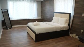 3 dormitorios, tabla de planchar con plancha, wifi gratis y ropa de cama