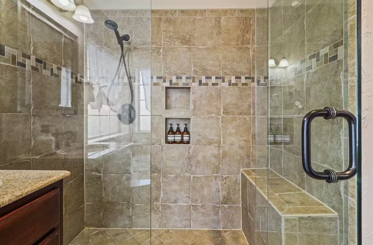Jetted tub, towels, soap, toilet paper