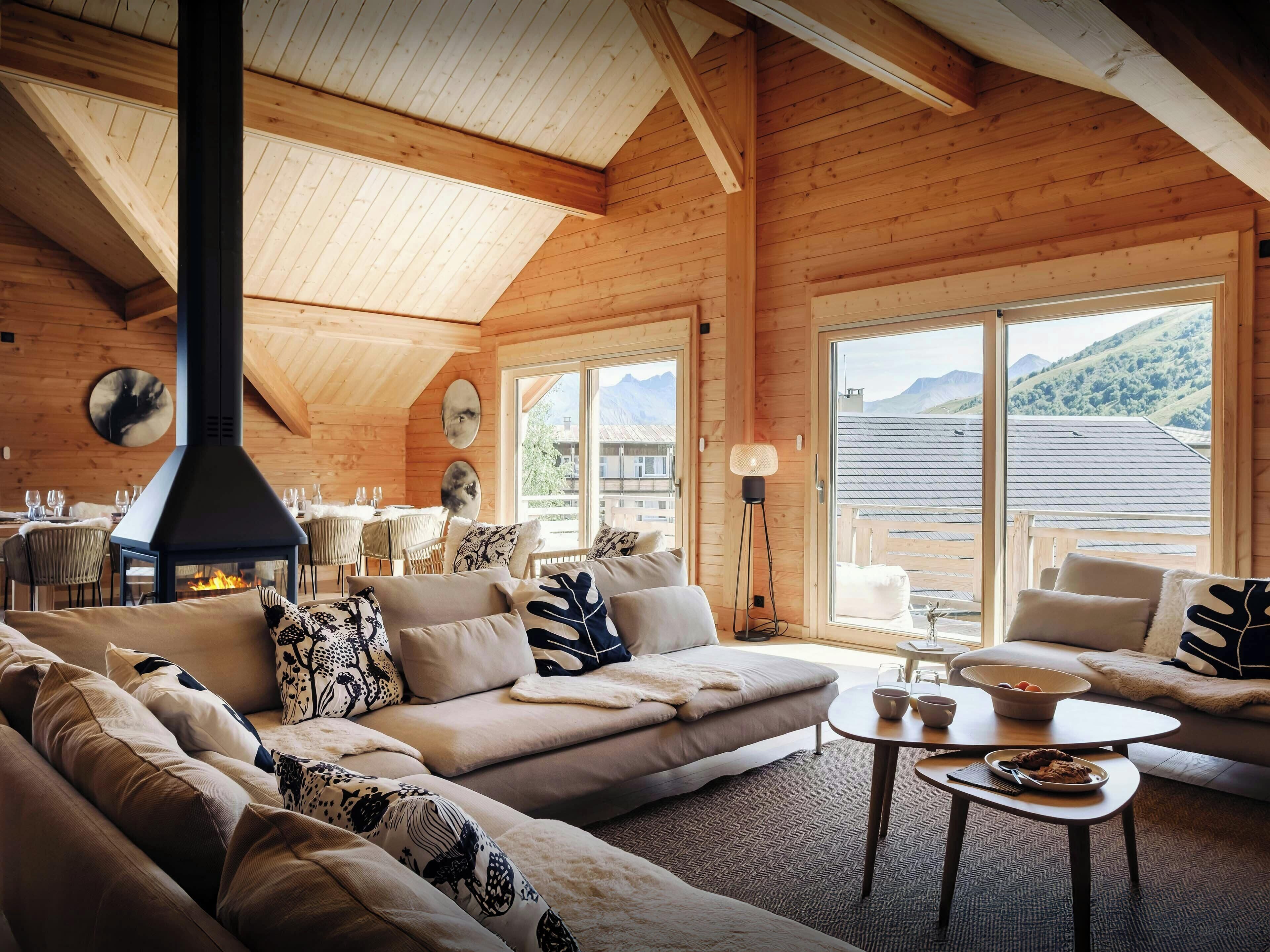 TV, fireplace, video games, stereo