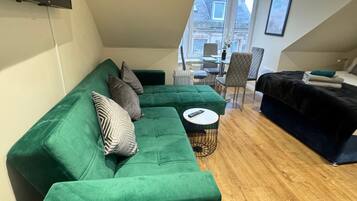 Appartement, 1 chambre, vue ville | Salle de séjour