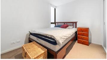 2 bedrooms, bed sheets