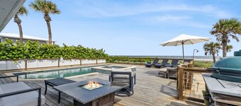 Oceanfront Luxury Retreat NSB 3 Bedrooms 2.5 Bathrooms | Sleeps 8 | Private Pool & Spa