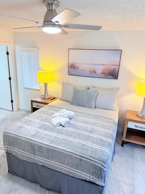 1 bedroom, iron/ironing board, Internet, bed sheets