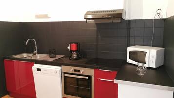 Microwave, dishwasher