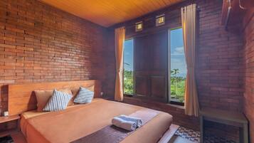 Familienbungalow, Bergblick