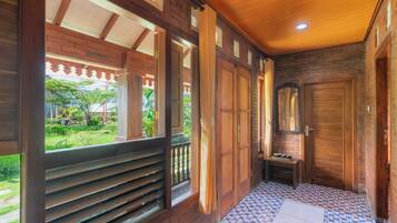 Familienbungalow, Bergblick