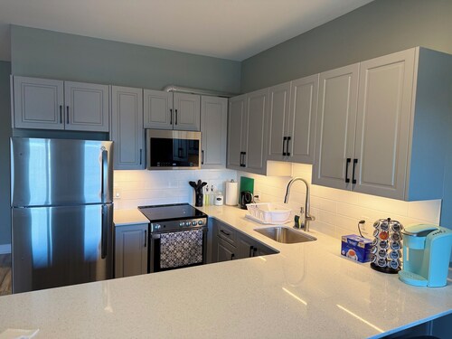 Family friendly king size bed+ sofa bed and rolling twin bed 15 min to downtown