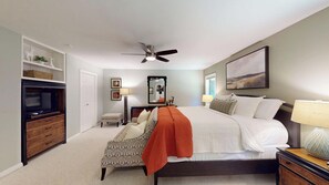 4 bedrooms, iron/ironing board, WiFi, bed sheets