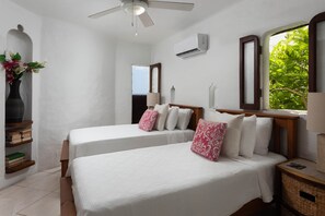 2 habitaciones, tabla de planchar con plancha, wifi y ropa de cama