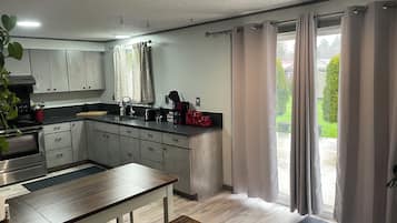 Microwave, oven, stovetop