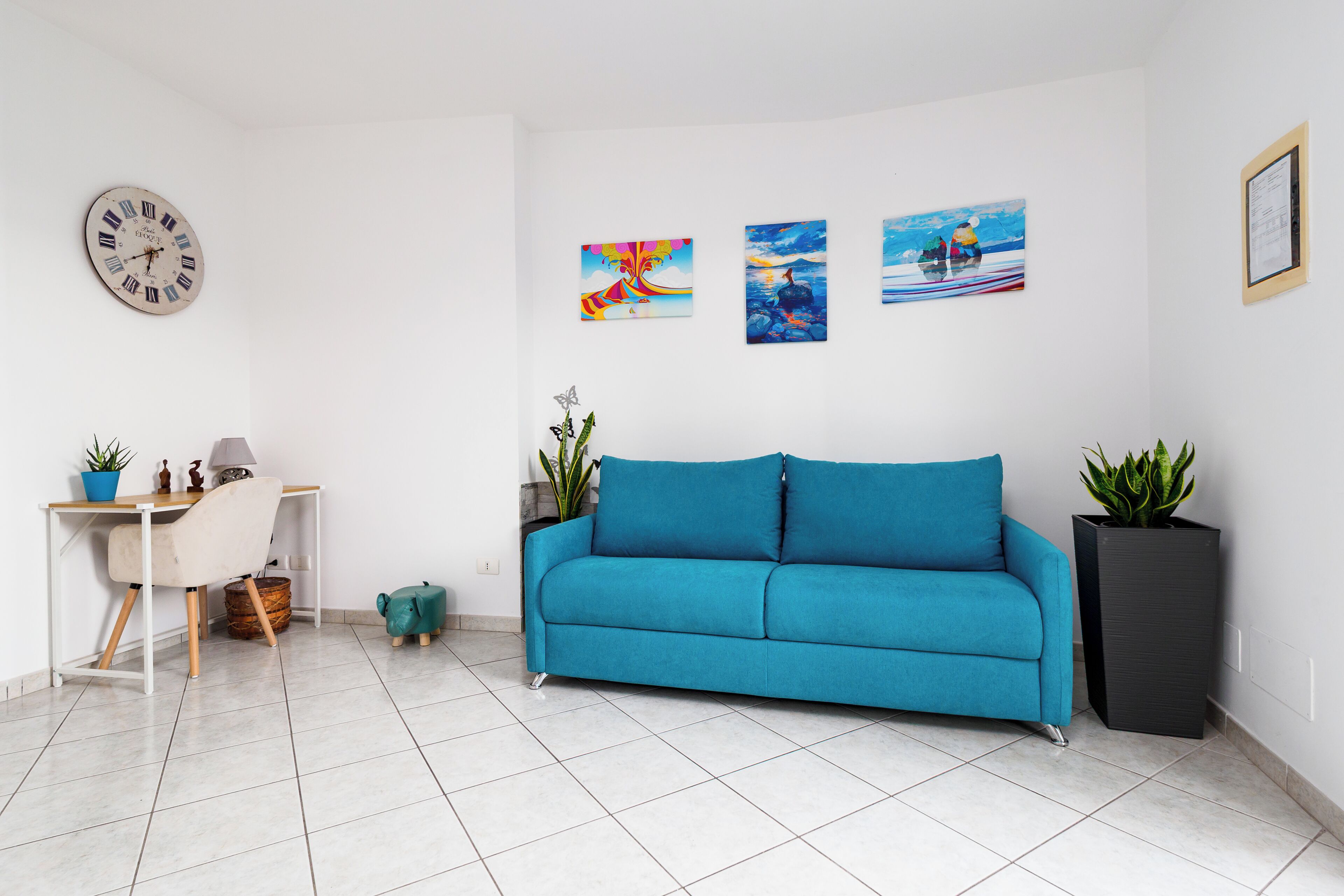 City House | Living area | 40-inch flat-screen TV with digital channels