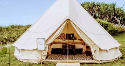 Unique Bell tent camping experience in Clewiston natire site