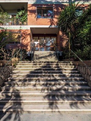 Majoituspaikan julkisivu