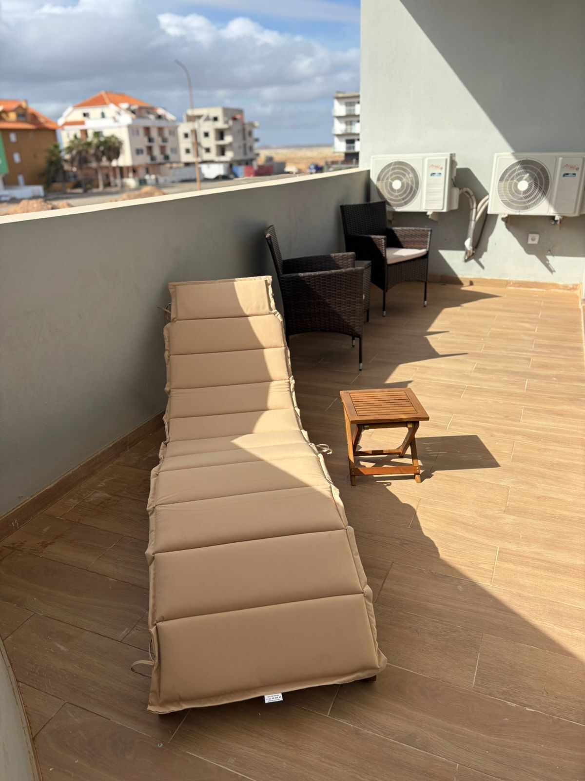 Leilighet, 1 soverom, balkong, byutsikt | Terrasse/patio