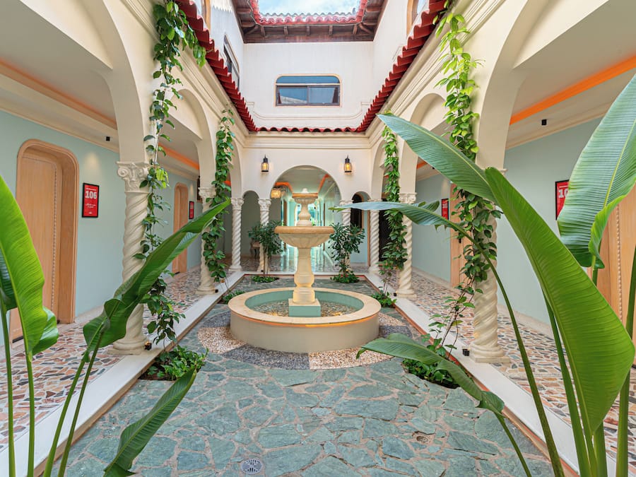 Deluxe Quadruple Room, Ensuite, Courtyard View | Courtyard view