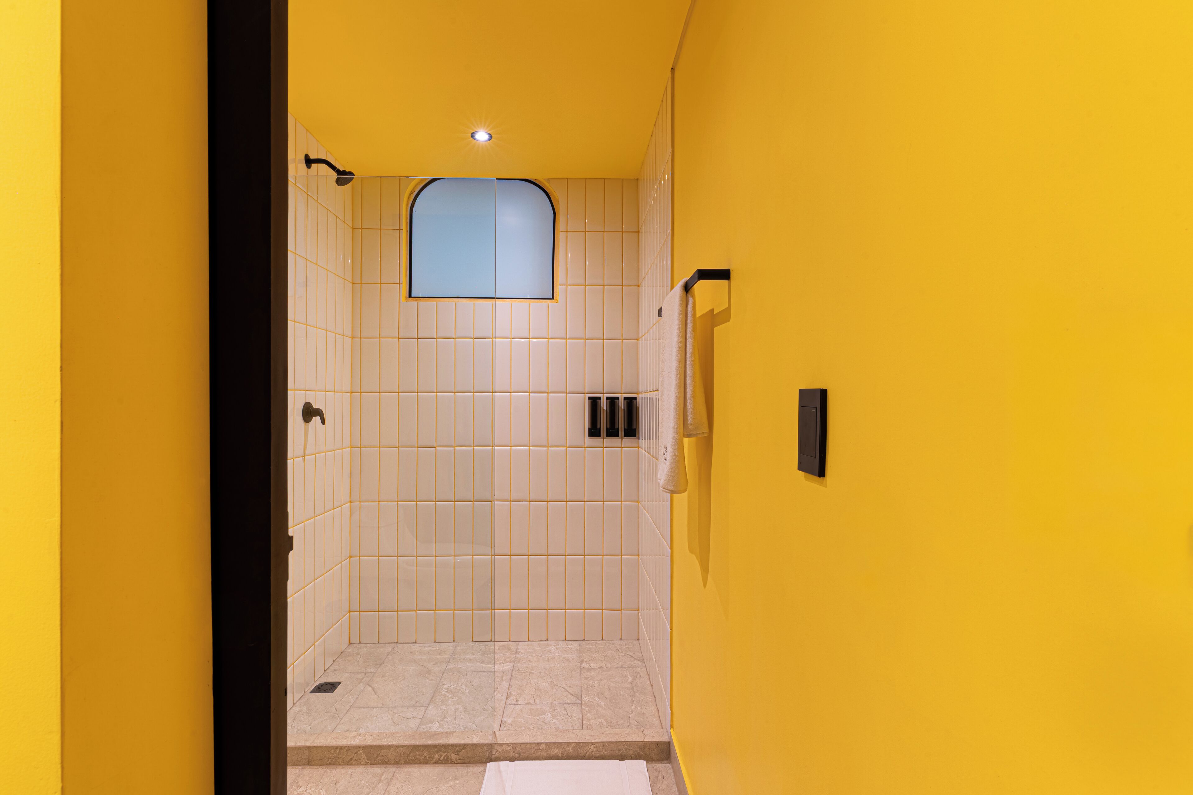 Superior Quadruple Room, Private Bathroom | Bathroom | Shower, rainfall showerhead, towels, soap