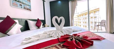 Uitzicht vanuit de kamer