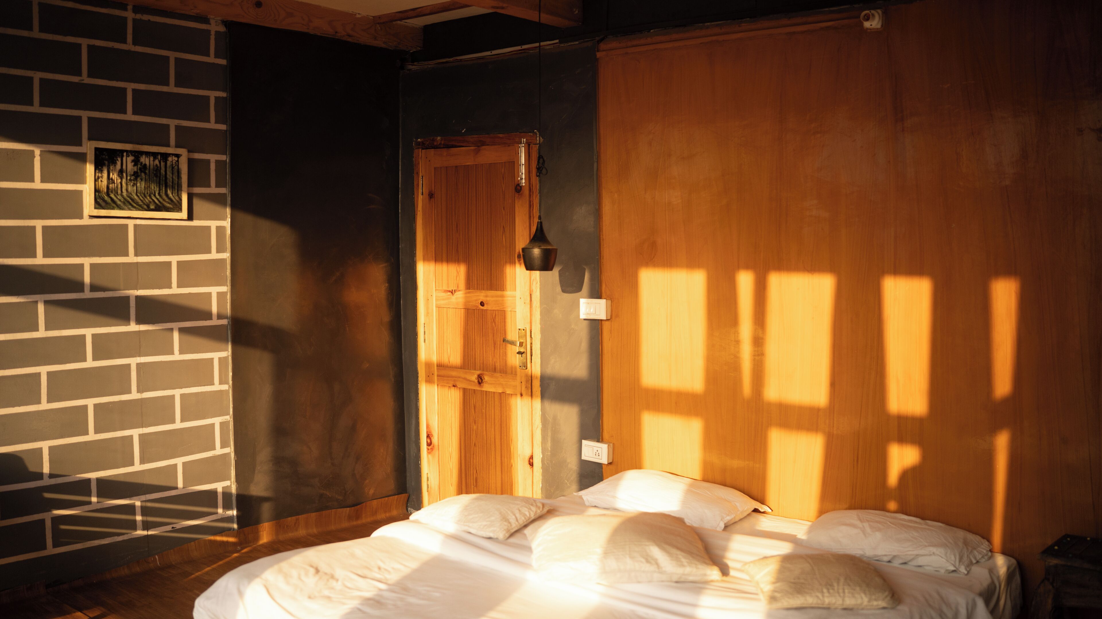 Phòng đôi có tầm nhìn toàn cảnh, phòng tắm riêng, quang cảnh núi