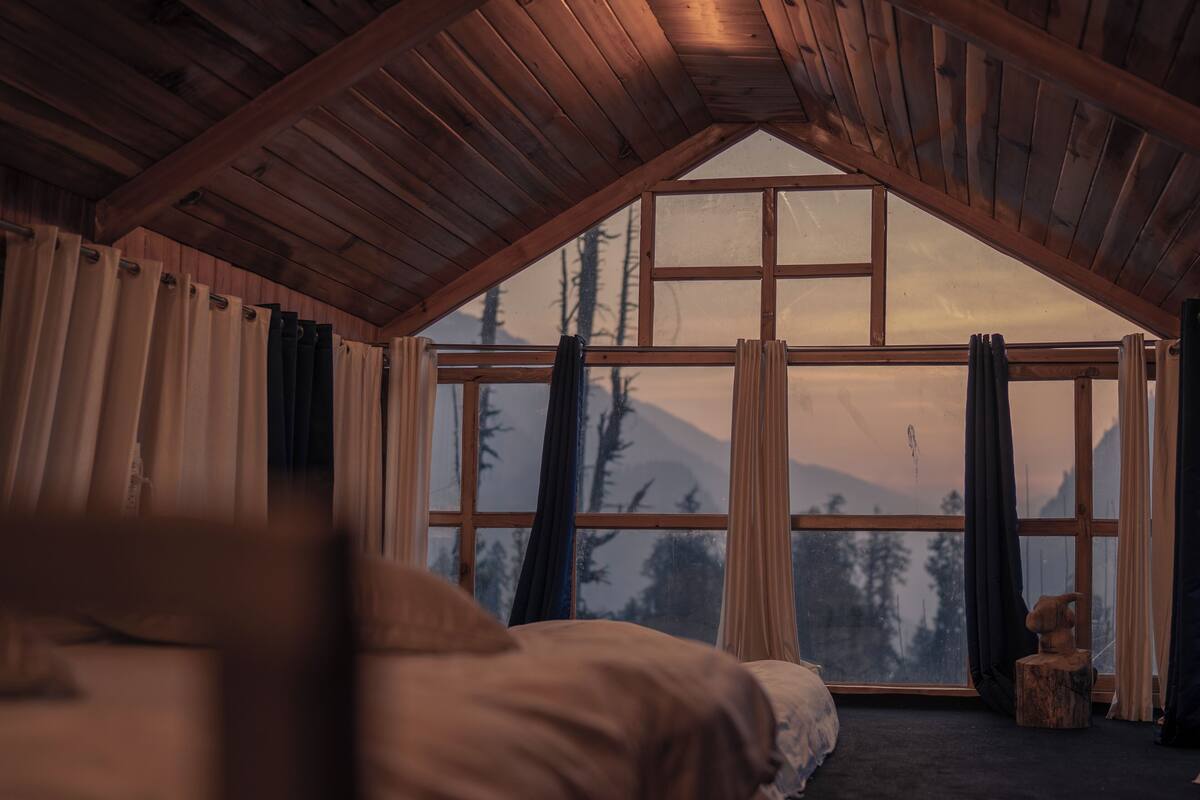 Deluxe-Chalet, Haustiere gestattet, Bergblick