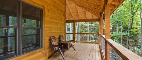 Signature-Haus, 3 Schlafzimmer, Whirlpool, Bergseite | Terrasse/Patio