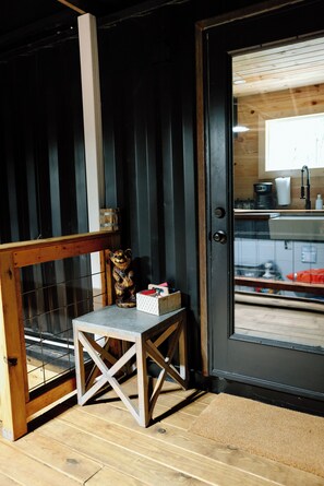 Interior - Modern Shipping Container Home near the waters of Lake Tenkiller (Park Hill)