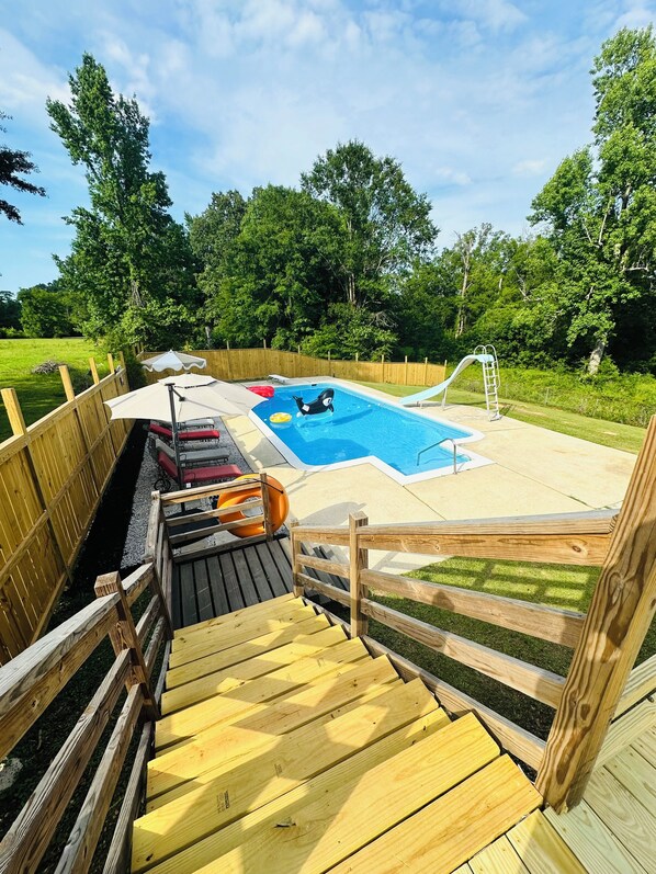 Alberca al aire libre 