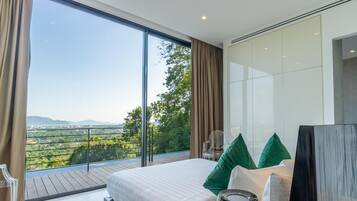 Villa, Balcony, Ocean View | In-room safe, blackout drapes, iron/ironing board, free WiFi