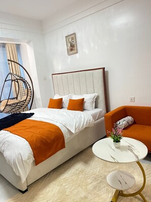 1 Schlafzimmer, Bügeleisen/Bügelbrett, kostenloses WLAN, Bettwäsche