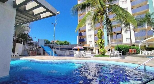Indoor pool, outdoor pool