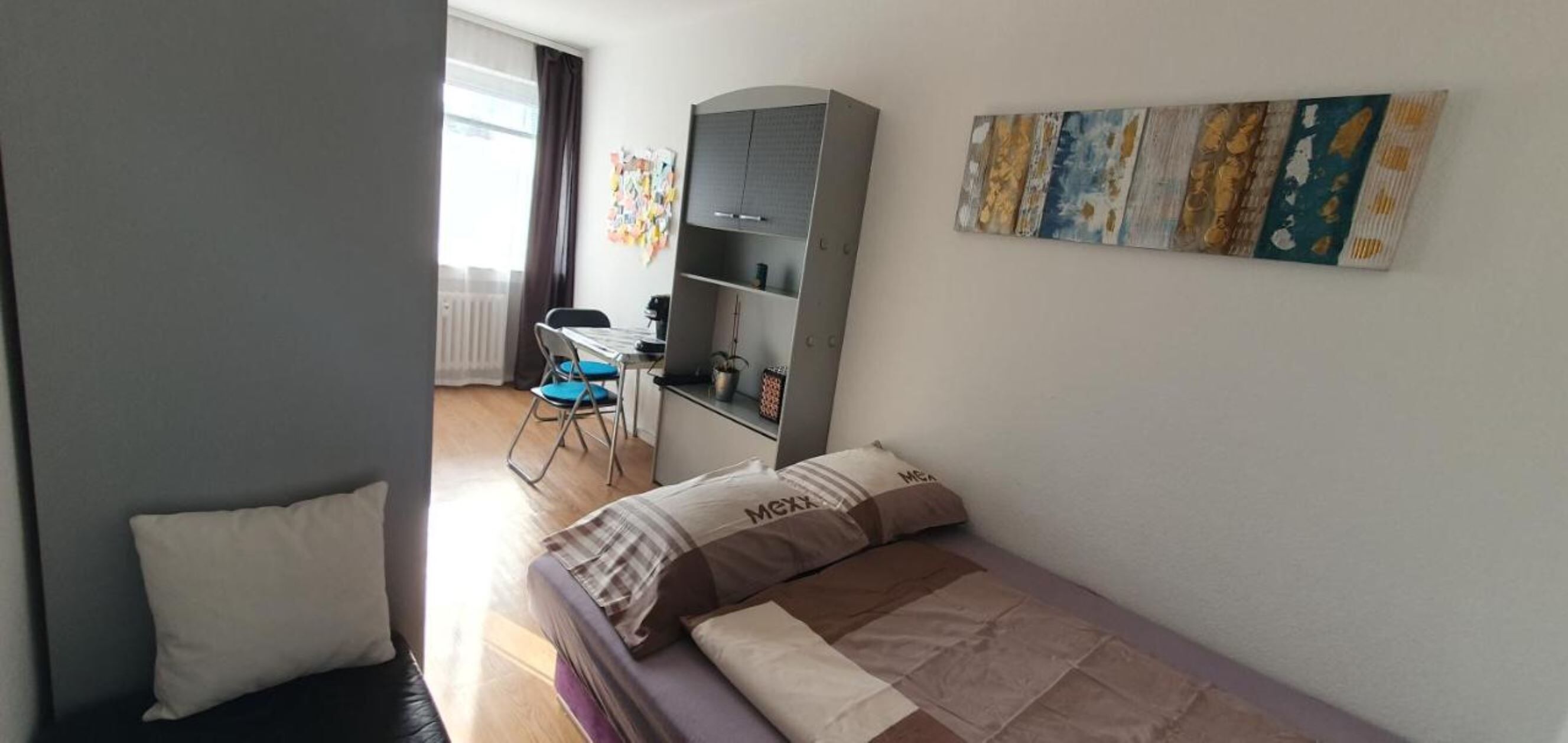 1 bedroom, iron/ironing board, internet, bed sheets