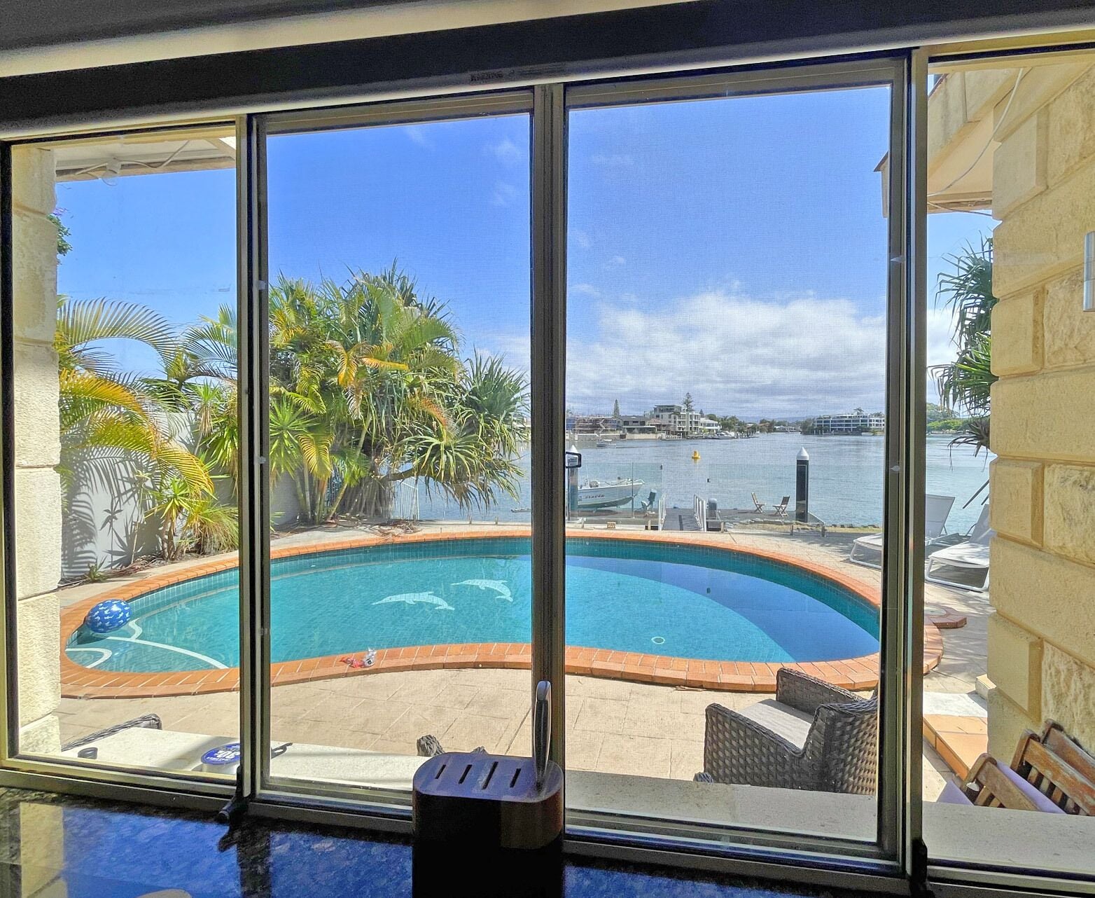 Alberca al aire libre 