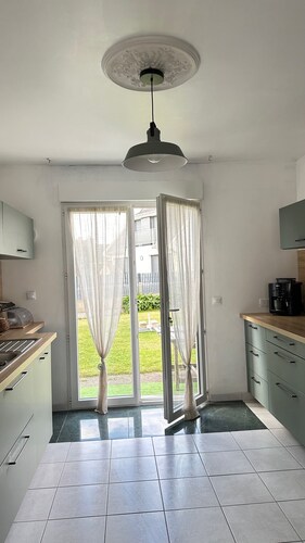 Family home in Gâvres, beach 150m away, comfort and relaxation, sleeps 6.