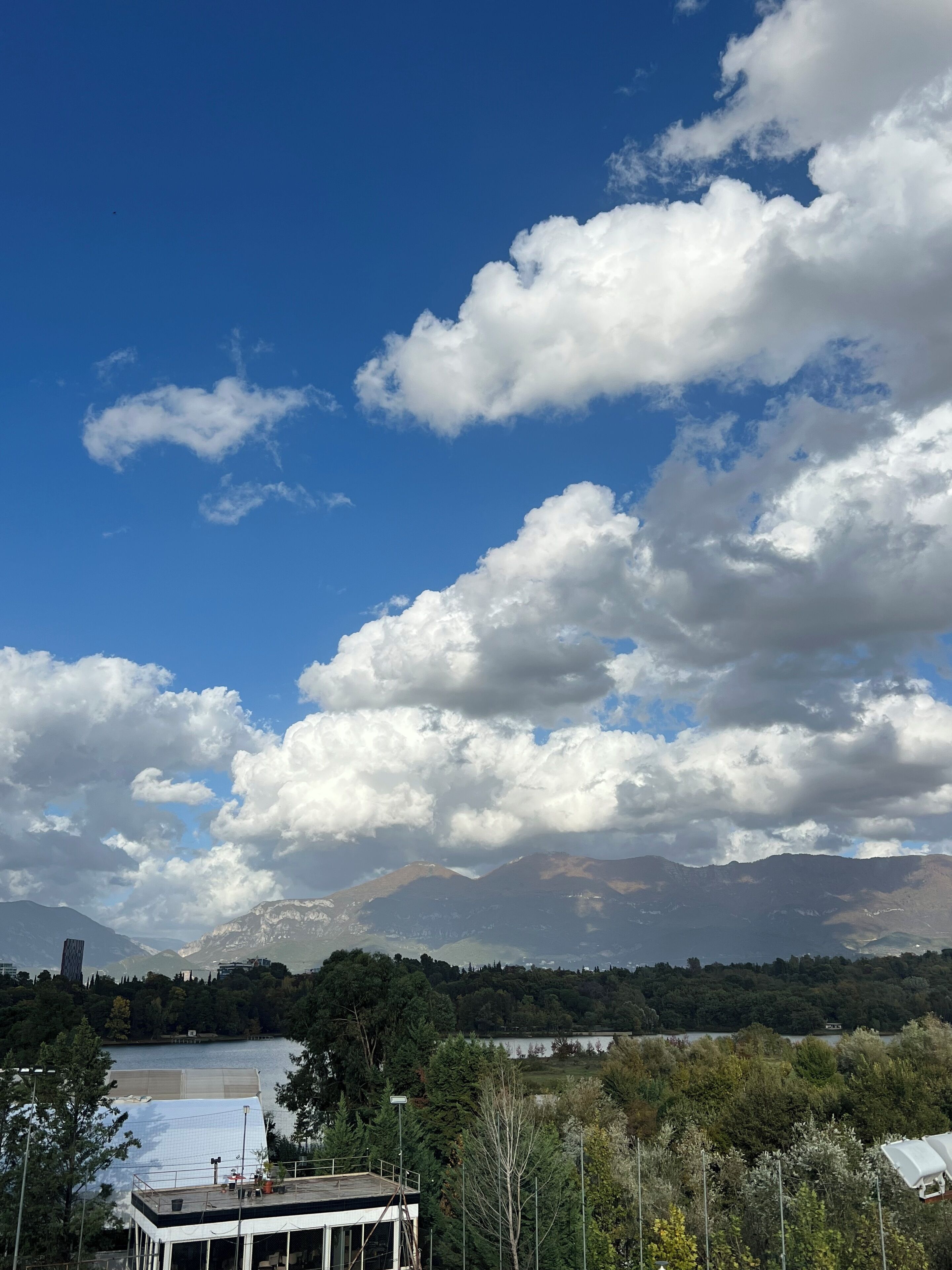 Blick von der Unterkunft