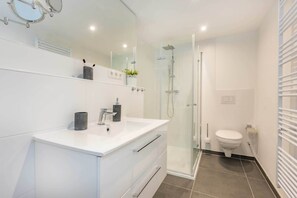 Shower, hair dryer