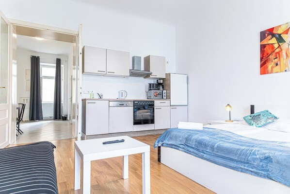 Apartamento básico | Tabla de planchar con plancha y wifi gratis