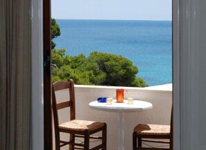 Panoramic Double Room, Balcony, Sea View | Laptop workspace, free WiFi