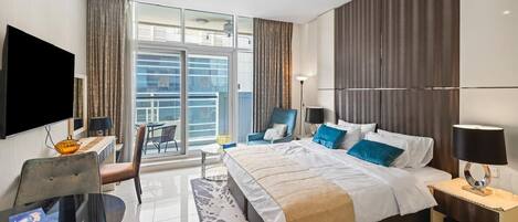 In-room safe, blackout curtains, iron/ironing board, free WiFi