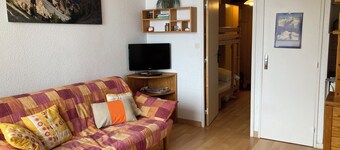 Risoul 1850 - ideal studio for 2 to 4 people, start of the slopes, mountain view