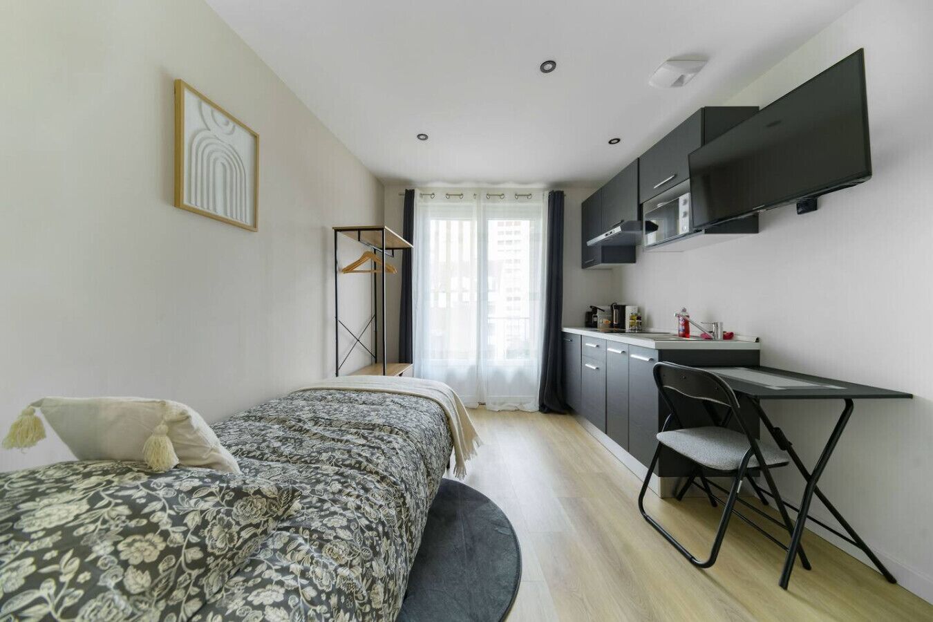 1 間睡房、熨斗/熨衫板、免費 Wi-Fi、床單