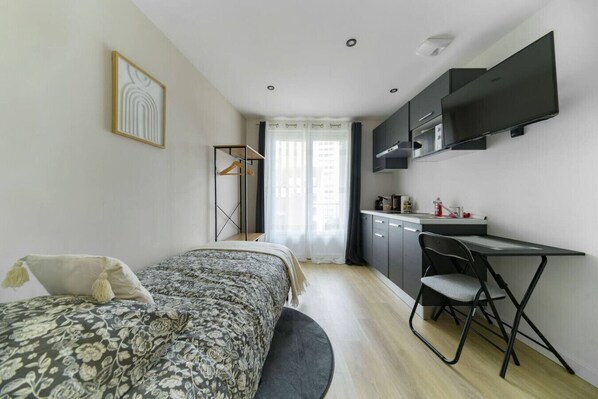 1 Schlafzimmer, Bügeleisen/Bügelbrett, kostenloses WLAN, Bettwäsche