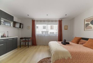 1 makuuhuone, silitysrauta/-lauta, ilmainen Wi-Fi, vuodevaatteet