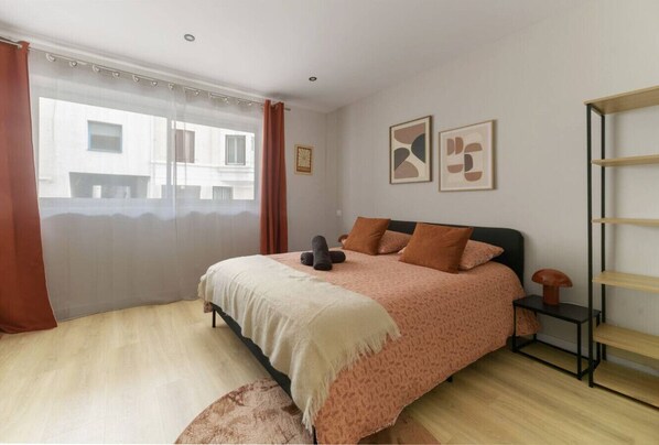 1 Schlafzimmer, Bügeleisen/Bügelbrett, kostenloses WLAN, Bettwäsche