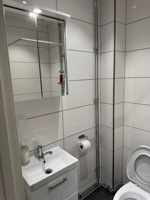 Shower, towels - Apartment 17 in Sollentuna (Sollentuna)