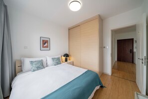 Superior Apartment, 2 Bedrooms, City View | Blackout drapes, iron/ironing board, free WiFi