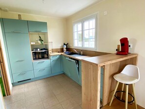 Private kitchen - La Camarine house vacation rental Camaret (Camaret-sur-Mer)