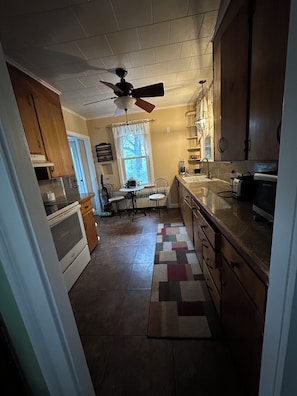 Microwave, oven, stovetop