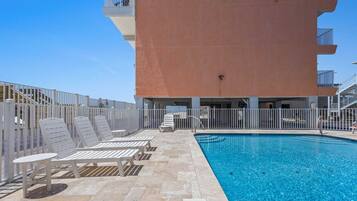 Una piscina climatizada